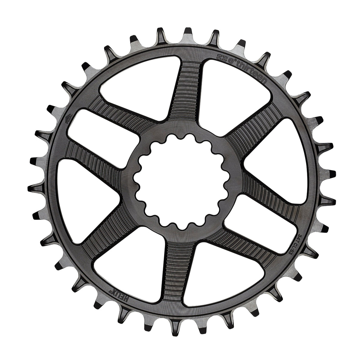 e*thirteen Helix Race direct mount chainring in Black