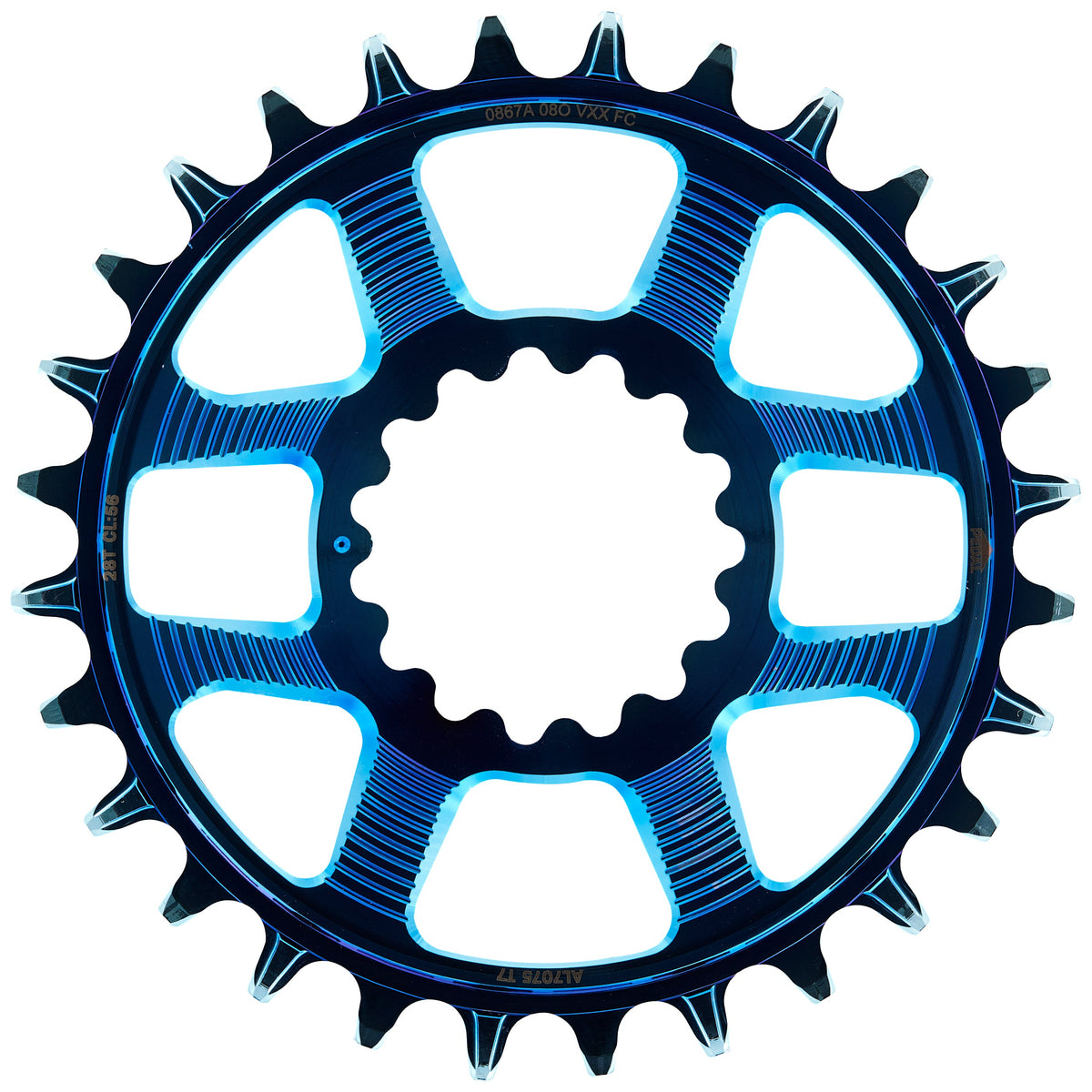 e*thirteen Helix Race direct mount chainring in Intergalactic