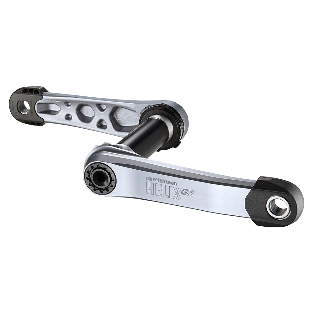 e*thirteen Helix Race Alloy GR Downhill Cranks in Sterling Silver