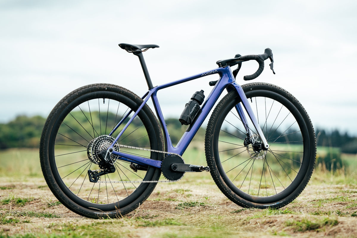 Avona Callis 32 in Ultra Violet on a gravel road