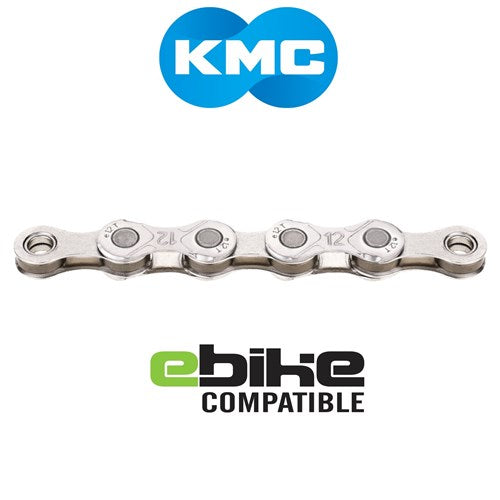 KMC E12 126L E-Bike Chain - 12 Speed (Silver)