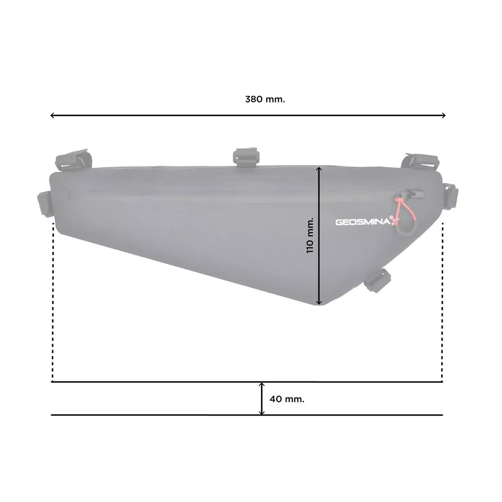Geosmina Frame Bag - Gravel