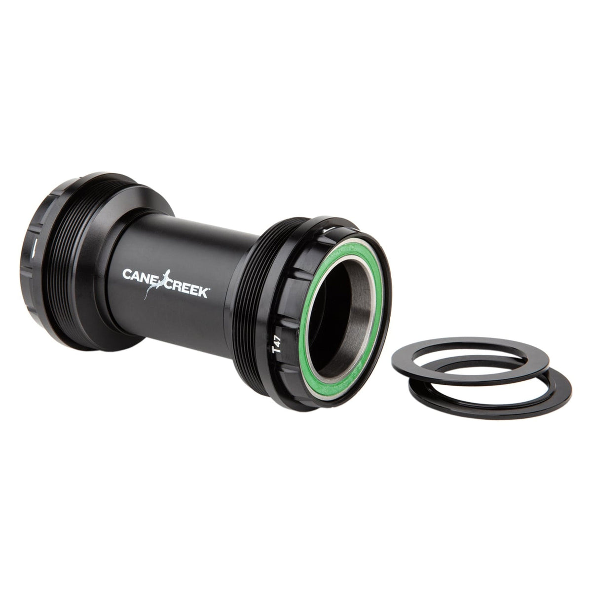 Cane Creek Hellbender 70 Bottom Bracket in T47 external (68/73mm), 24mm (Shimano), Black