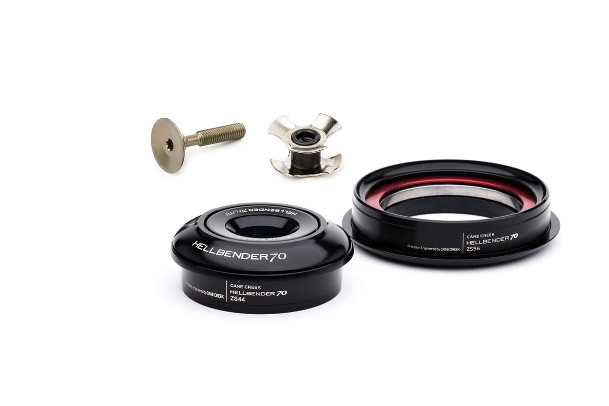 Cane Creek Hellbender 70 Lite Headset in ZS44/28.6 | ZS56/40, Black