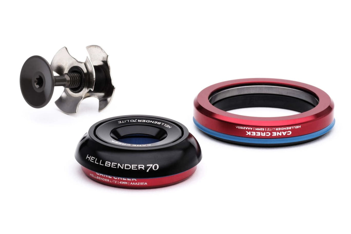 Cane Creek Hellbender 70 Lite Headset in IS41/28.6 | IS52/40, Black