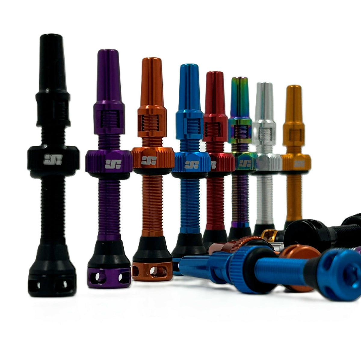 JetBlack JetValve tubeless valve colour range
