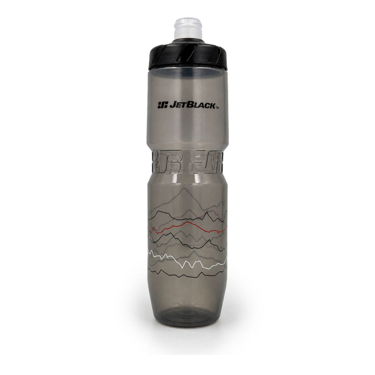 JetBlack Icon bottle 900ml, Smoke/Black Lid