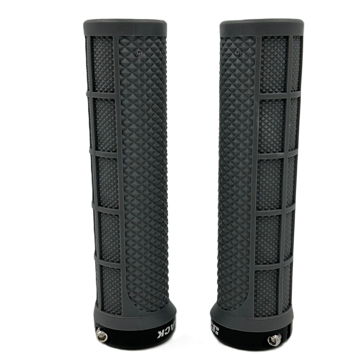 JetBlack Staple grips in Grey/Black Rings