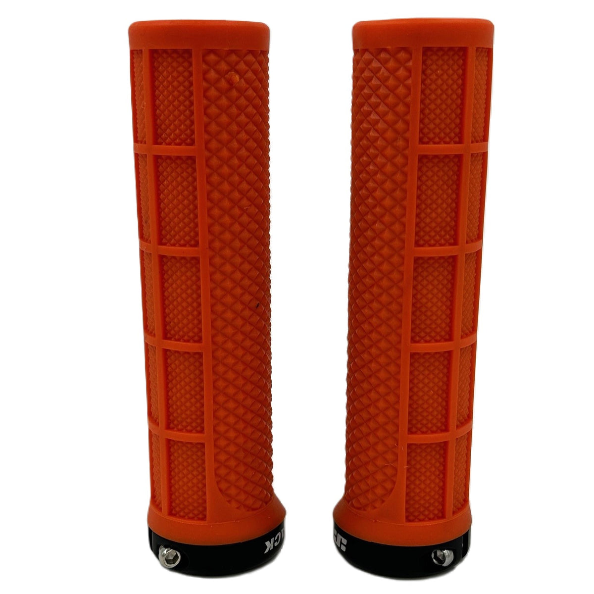 JetBlack Staple grips in Orange/Black Rings