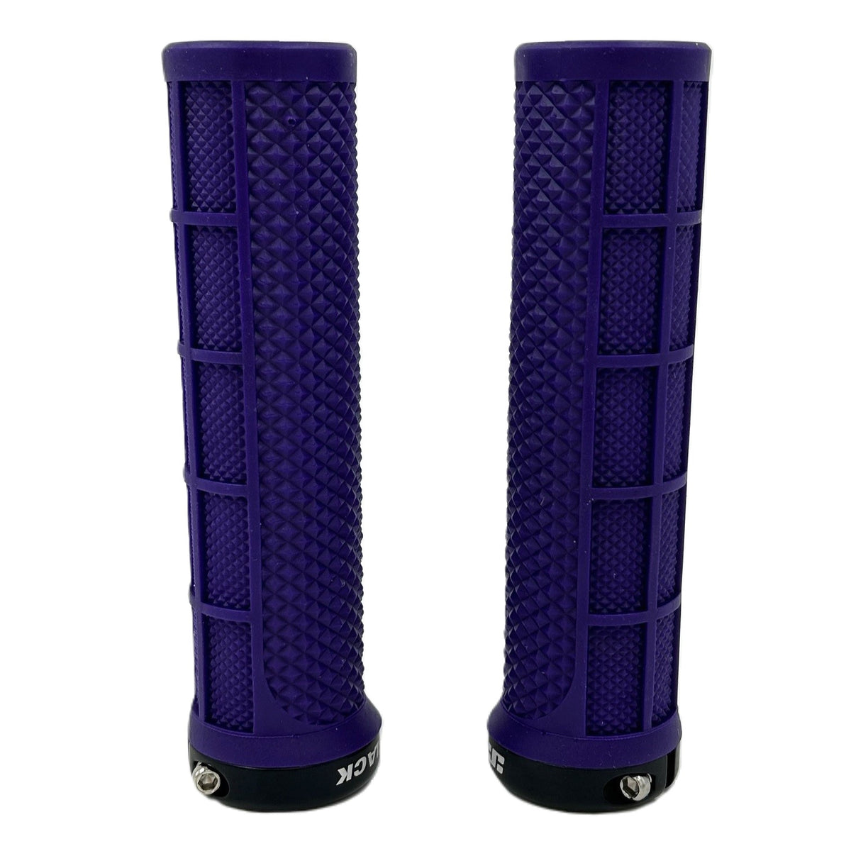 JetBlack Staple grips in Purple/Black Rings