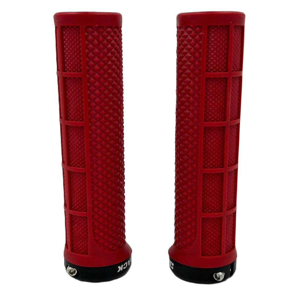 JetBlack Staple grips in Red/Black Rings