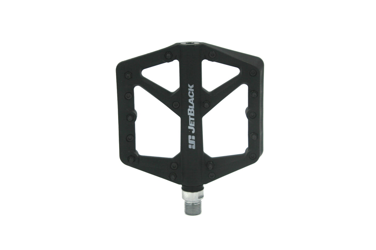 JetBlack Thermolite flat pedals in Black