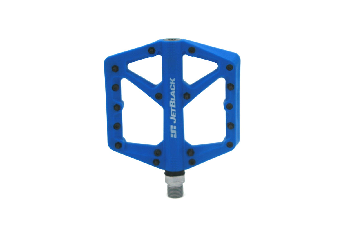 JetBlack Thermolite flat pedals in Blue