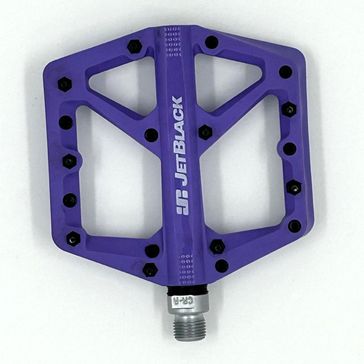 JetBlack Thermolite flat pedals in Purple