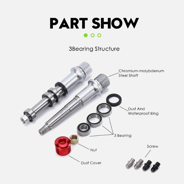 JetBlack Ultralite, Complete Parts Kit (pair)
