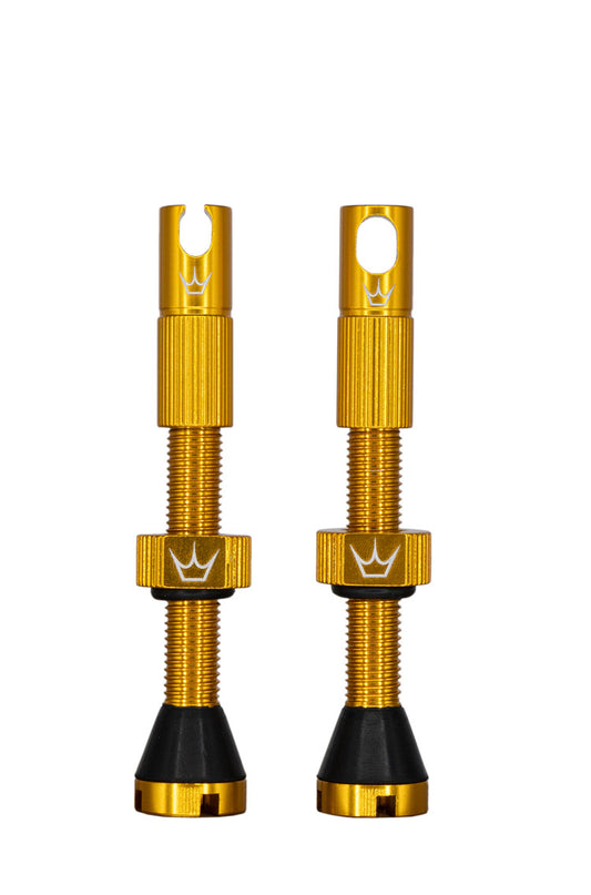 Peaty's Chris King Tubeless valves MK2 Gold - 42mm