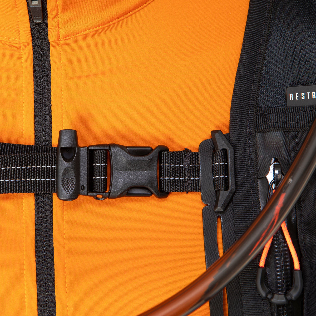 Restrap Race Hydration Vest chest straps and buckles