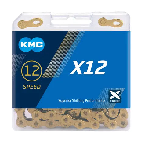 KMC X12 126L Chain - 12 Speed (Gold)