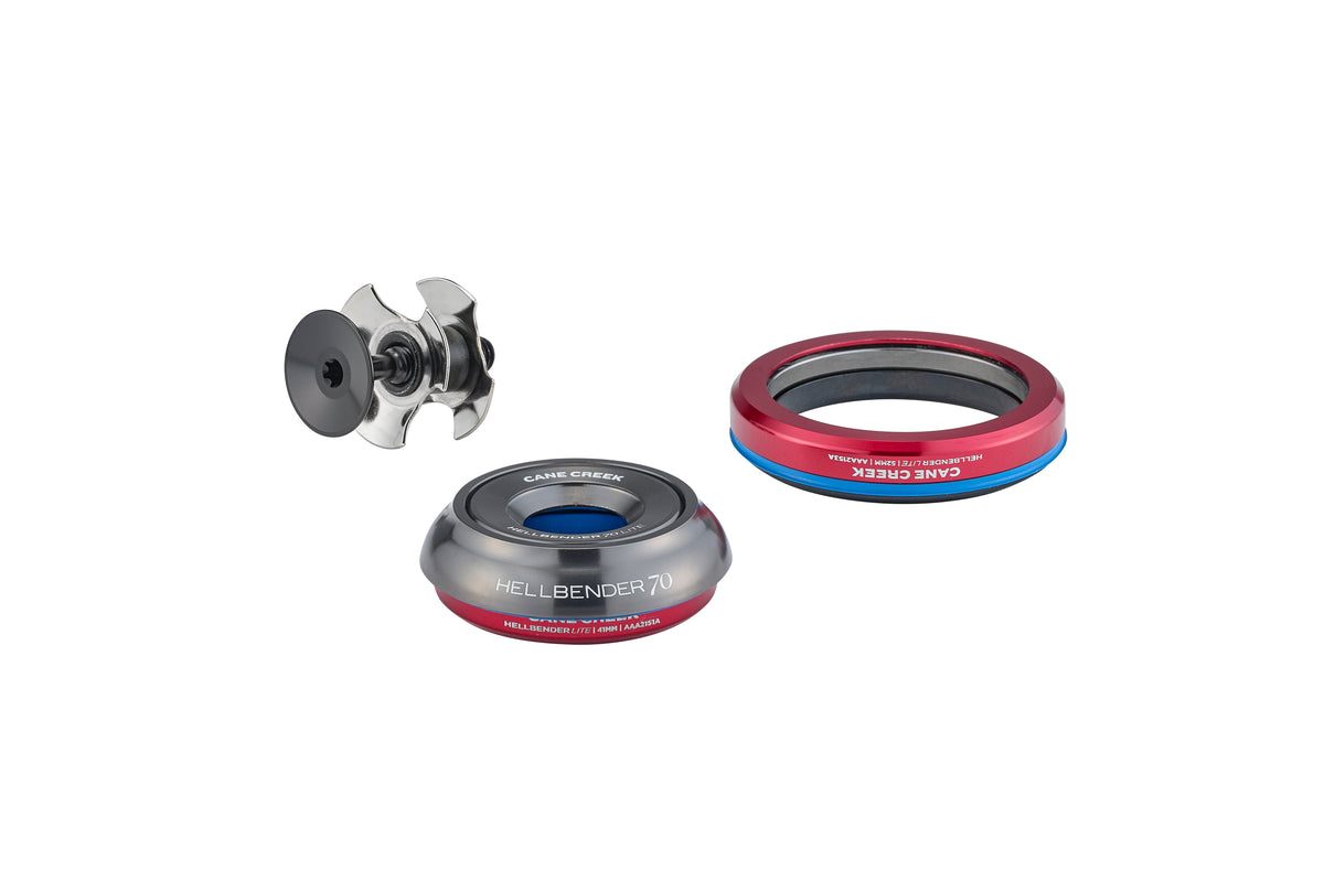 Cane Creek Hellbender 70 Lite Headset in IS41/28.6 | IS52/40, Slate
