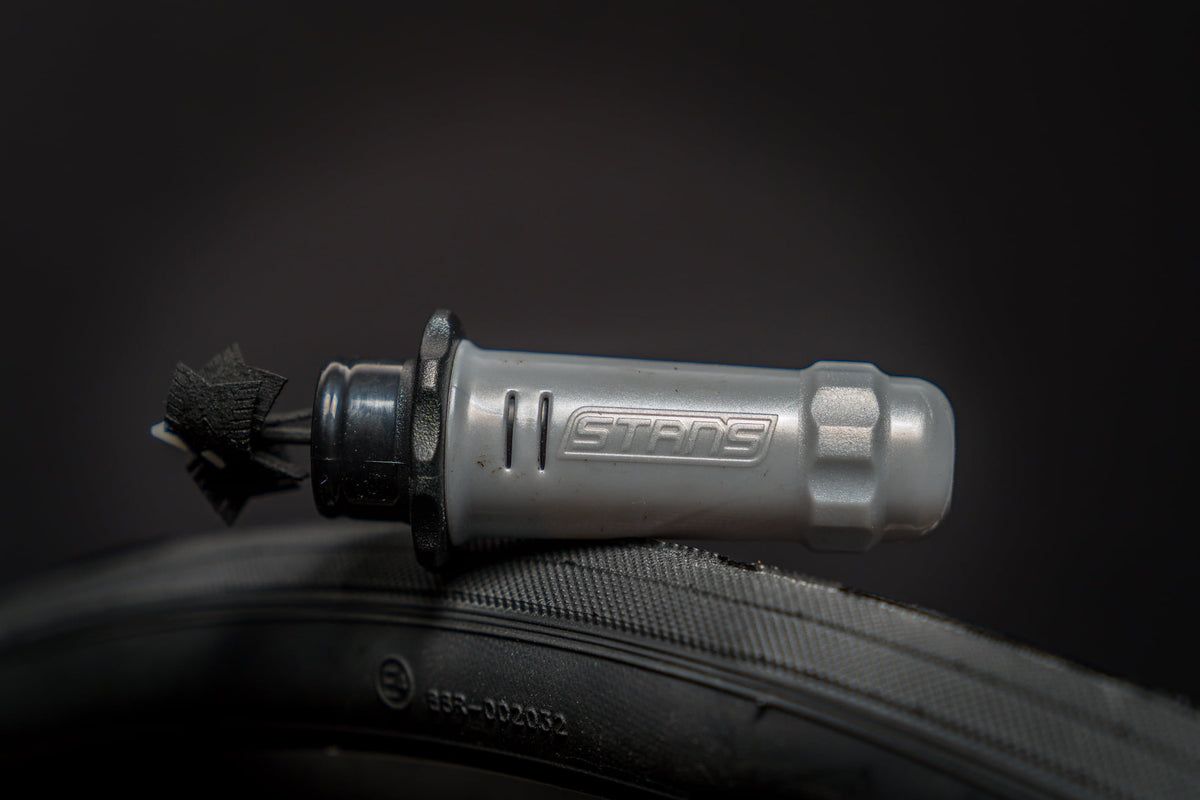 Stan's DART Tool repairing a tubeless tyre