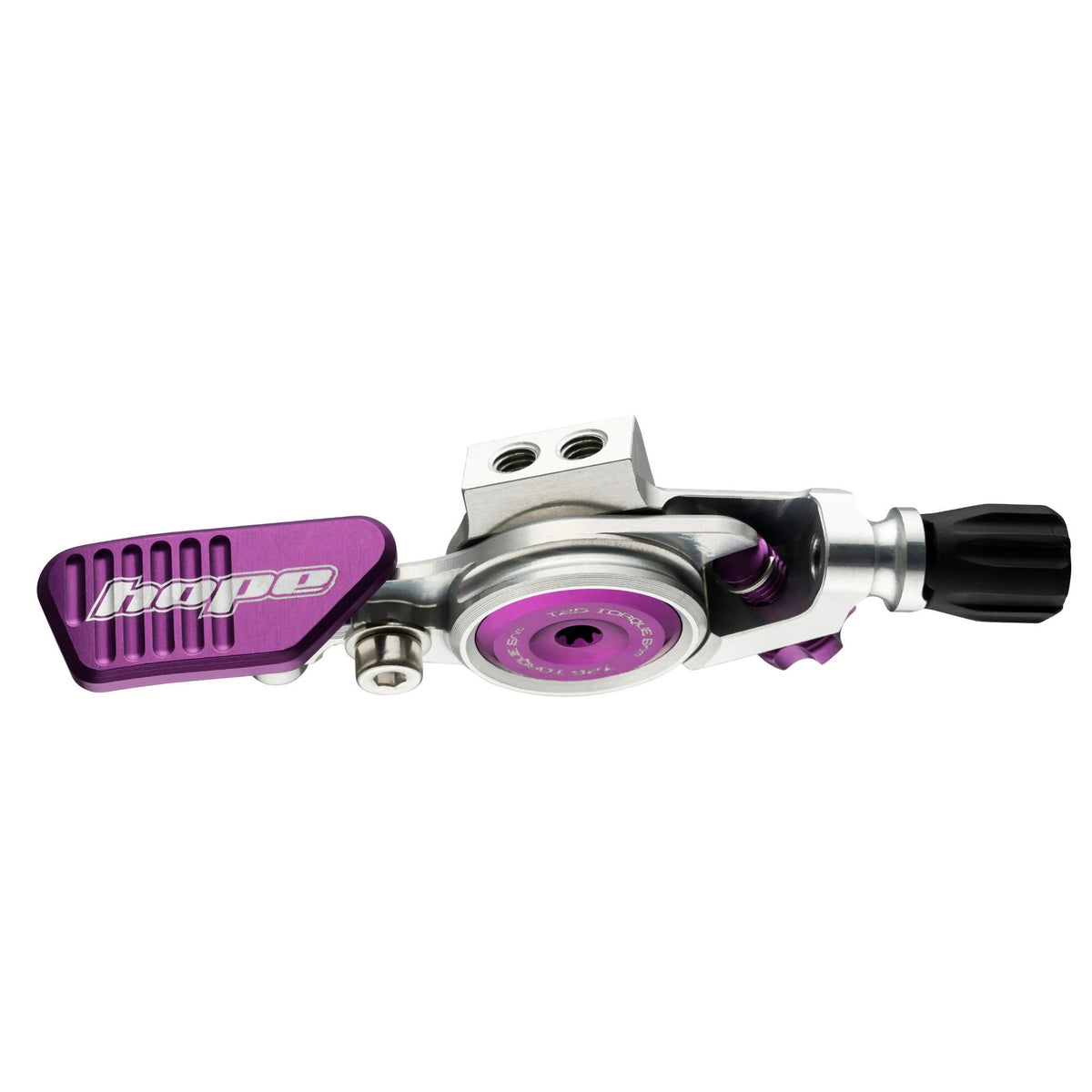 Hope Dropper Lever in Silver/Purple