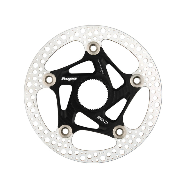 Hope road floating Centre Lock rotor in Black