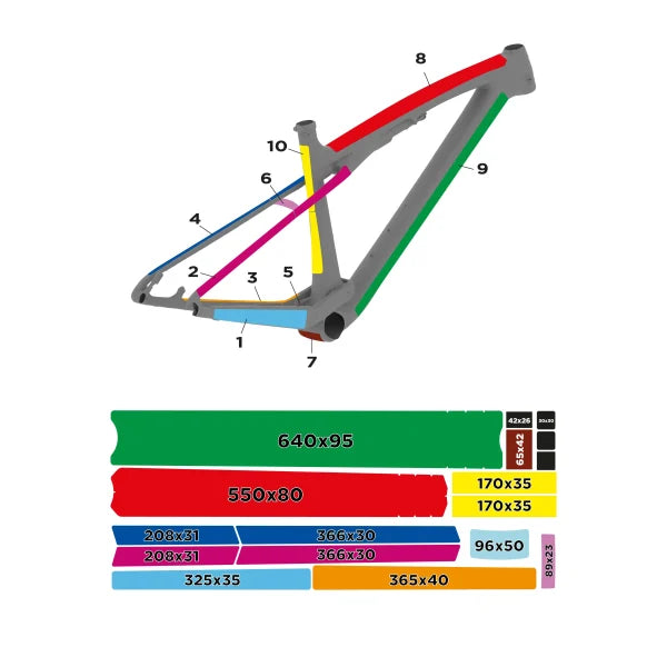 Slicy Sublimistick XC / All Mountain Protection kit