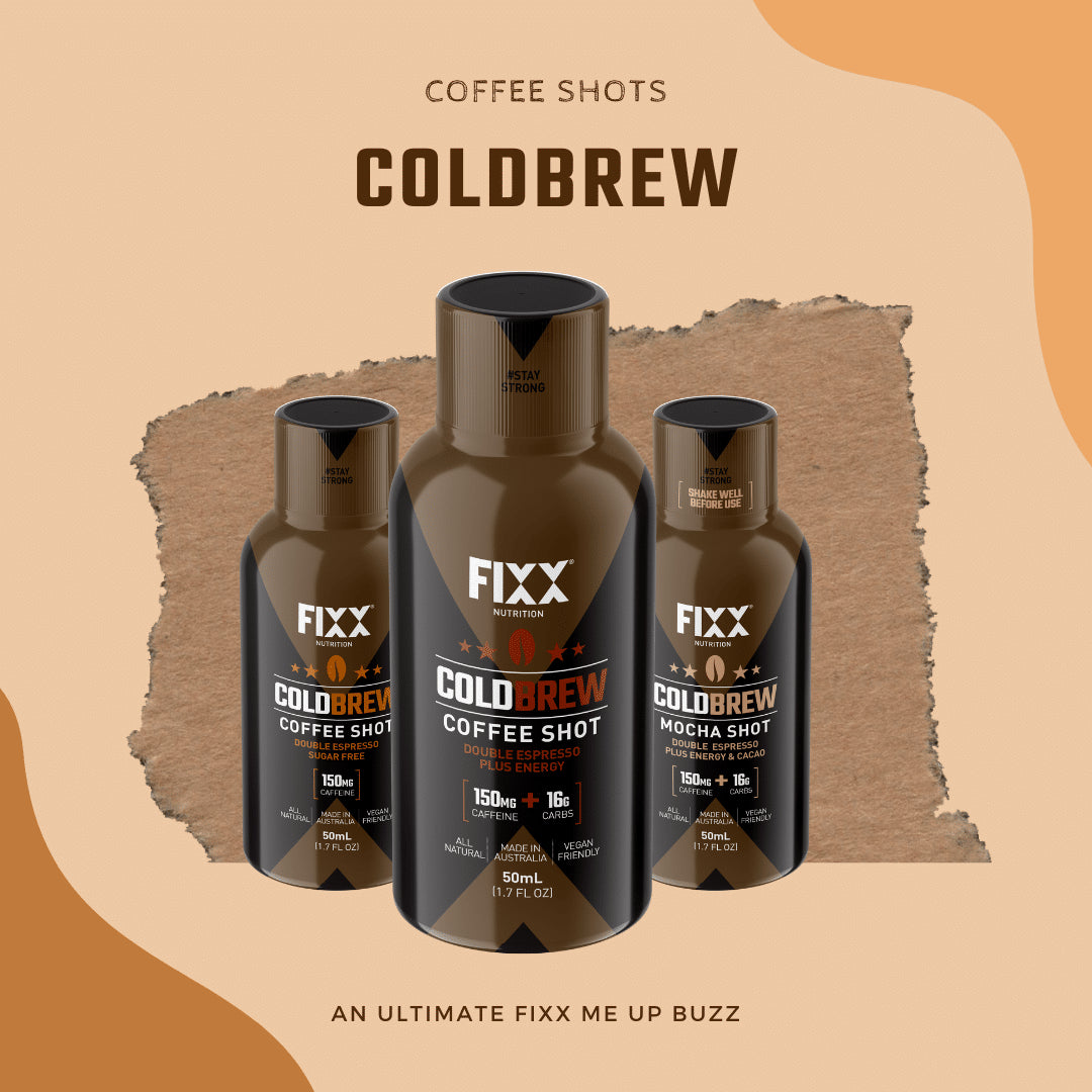 FIXX Cold Brew Coffee Shot- Mocha 50ml Bottle