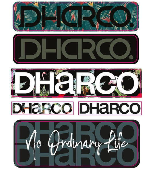 DHaRCO A6 sticker sheet