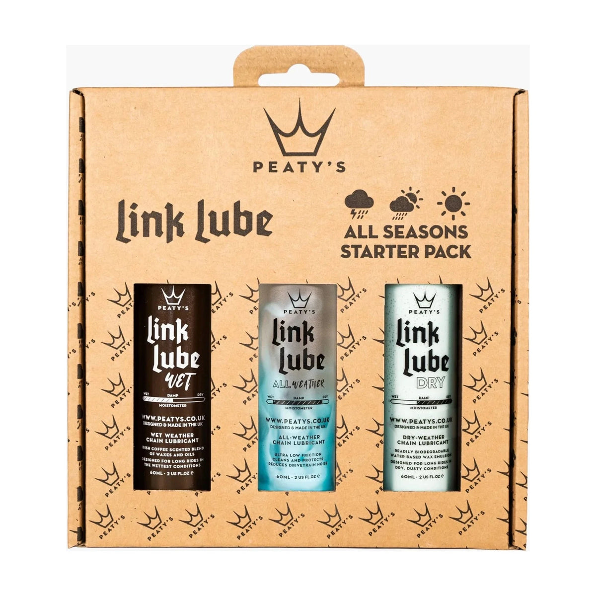 Peaty's Link Lube All Seasons - Starter Pack