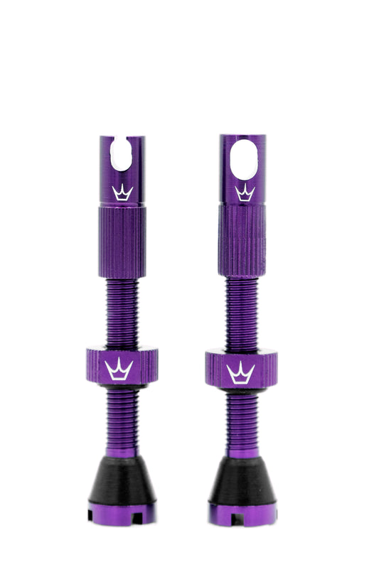 Peaty's Chris King Tubeless valves MK2 Violet - 42mm