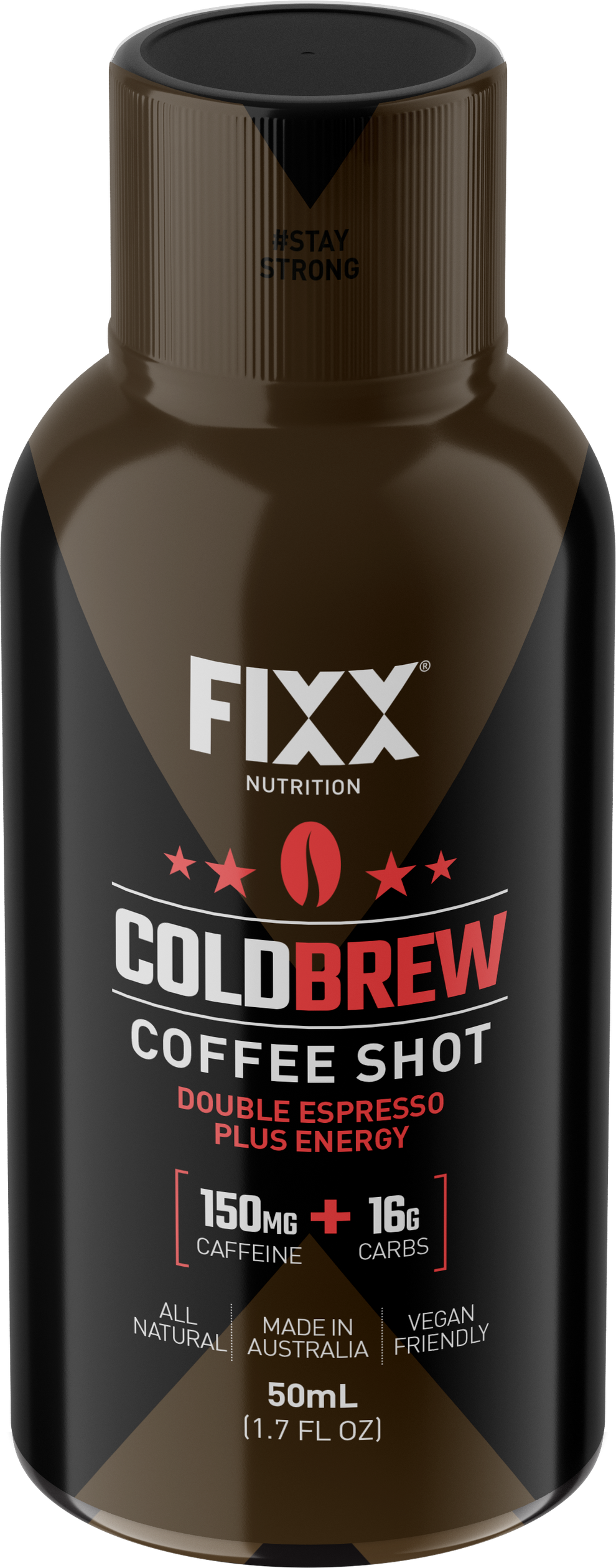 FIXX Cold Brew Coffee Shot Energy Espresso 50ml Bottle All Mountain