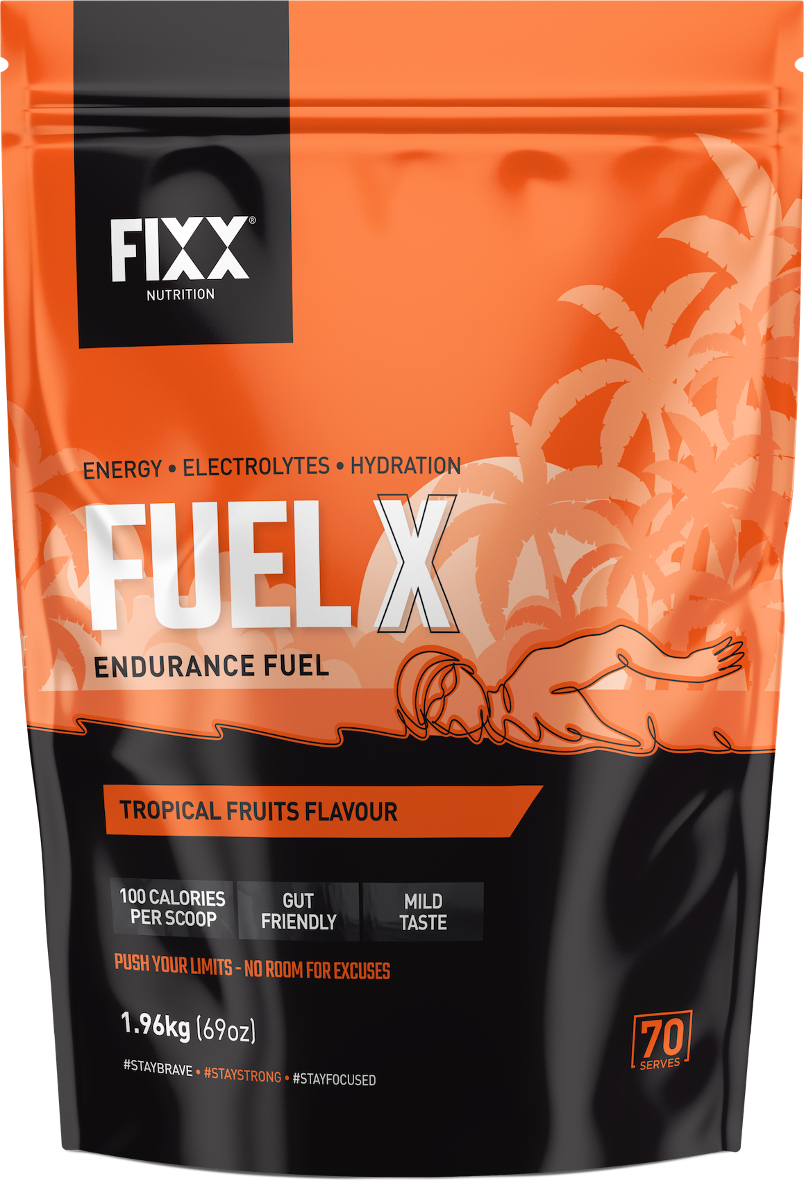 FIXX Fuel X Tropical 70 scoop XL Bulk Bag All Mountain Sports