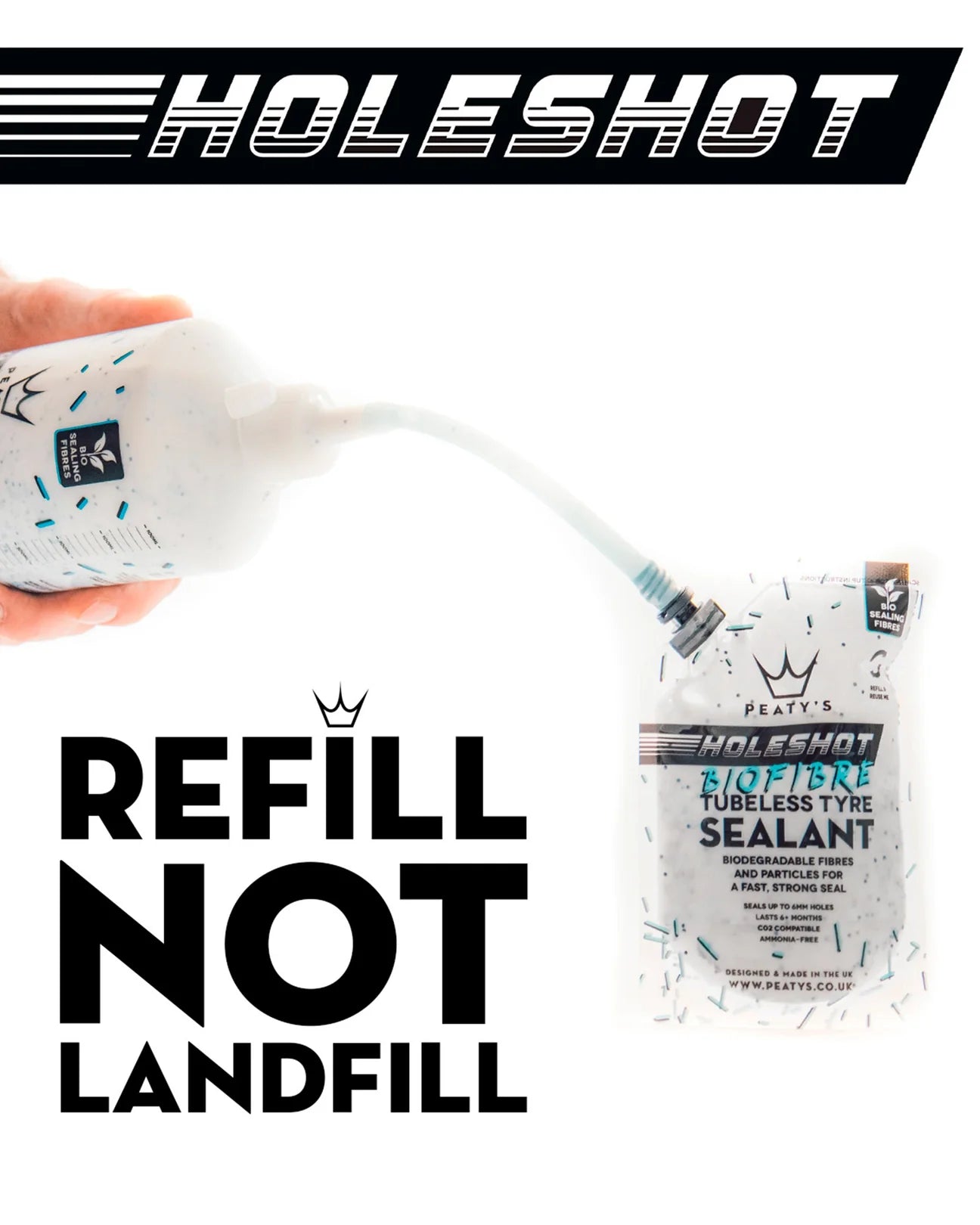 Peaty's BIOFIBRE Tubeless Sealant